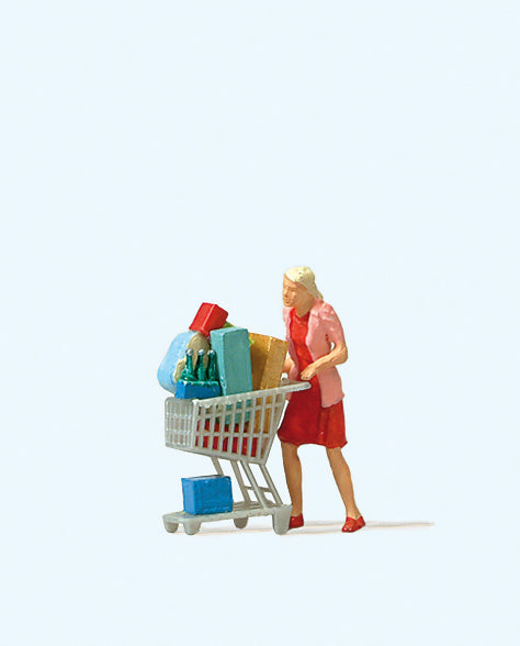 Preiser 28081 Shopaholic Figure HO