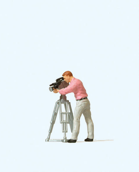 Preiser 28086 Camera Man Figure HO