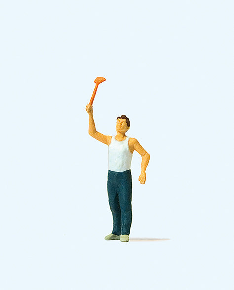 Preiser 28157 Swatting the Fly Figure HO