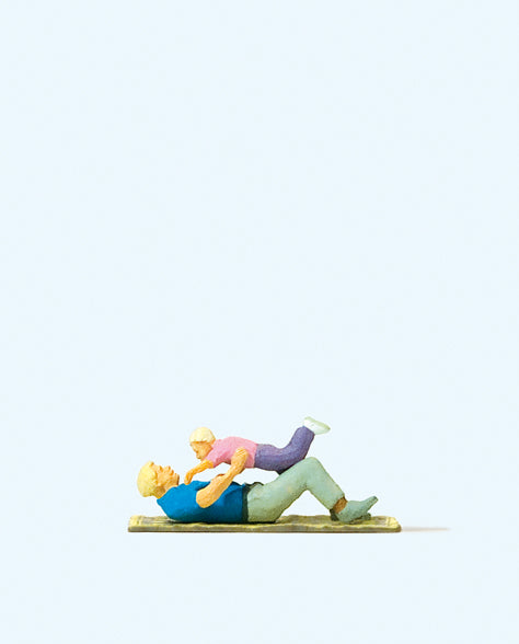 Preiser 28158 Father and Son Figure HO