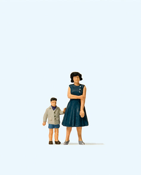 Preiser 28169 Mother and Son Figure HO