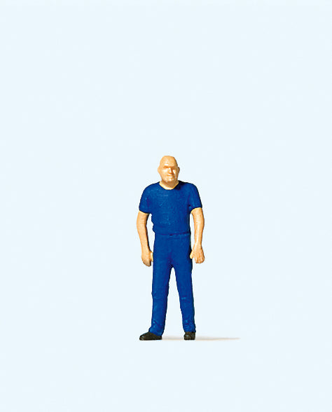 Preiser 28189 Fireman on Standby Figure HO