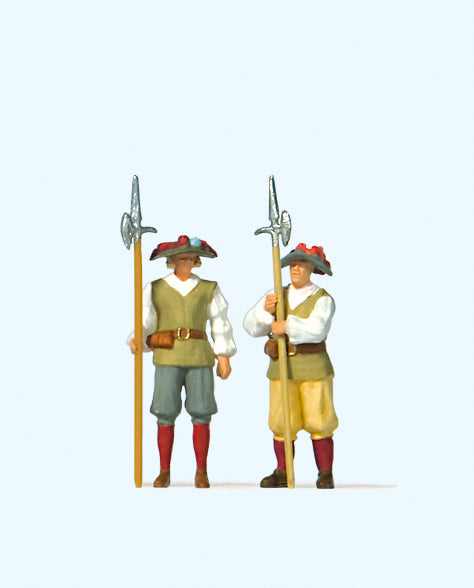 Preiser 28222  Gate Guards (2) Figures HO