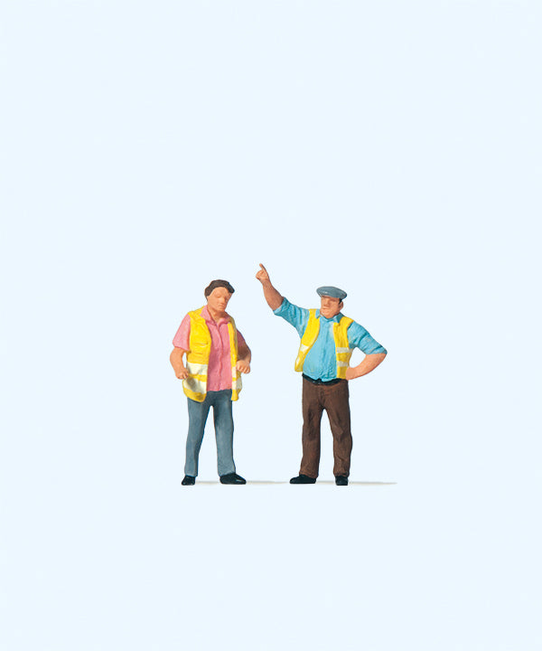 Preiser 28235 Yellow Vests (2) Figures HO
