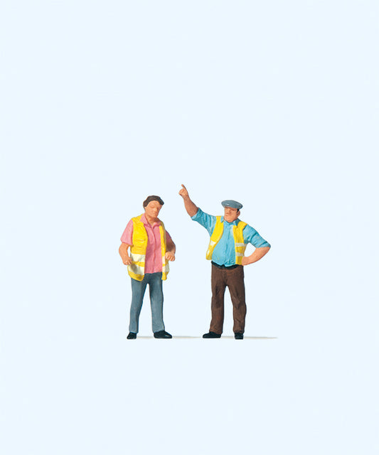 Preiser 28235 Yellow Vests (2) Figures HO