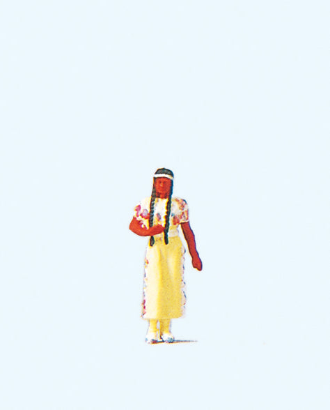 Preiser 29040 Female Native American Figure HO