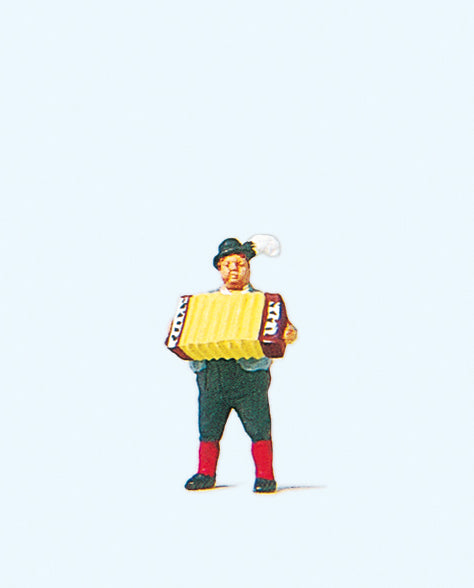 Preiser 29057 Playing the Accordian Figure HO