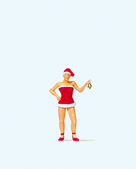Preiser 29088 Christmas Girl with Bell Figure HO