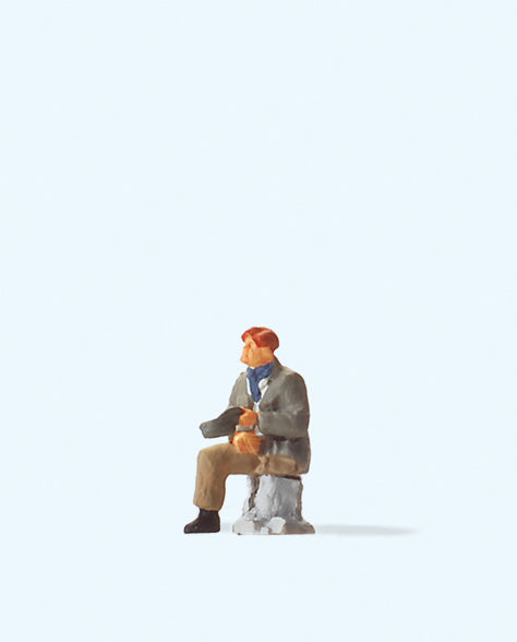 Preiser 29096 Sitting Disabled Person Figure HO