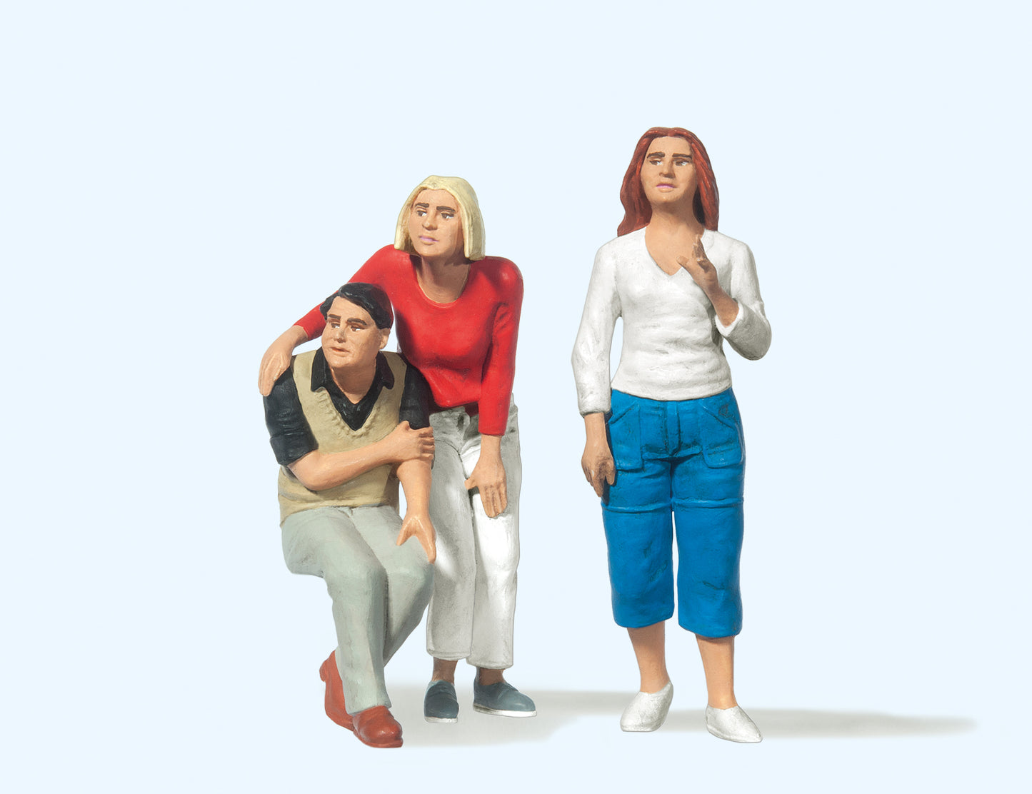 Preiser 44905 In the Train (3) Figure Set G Gauge