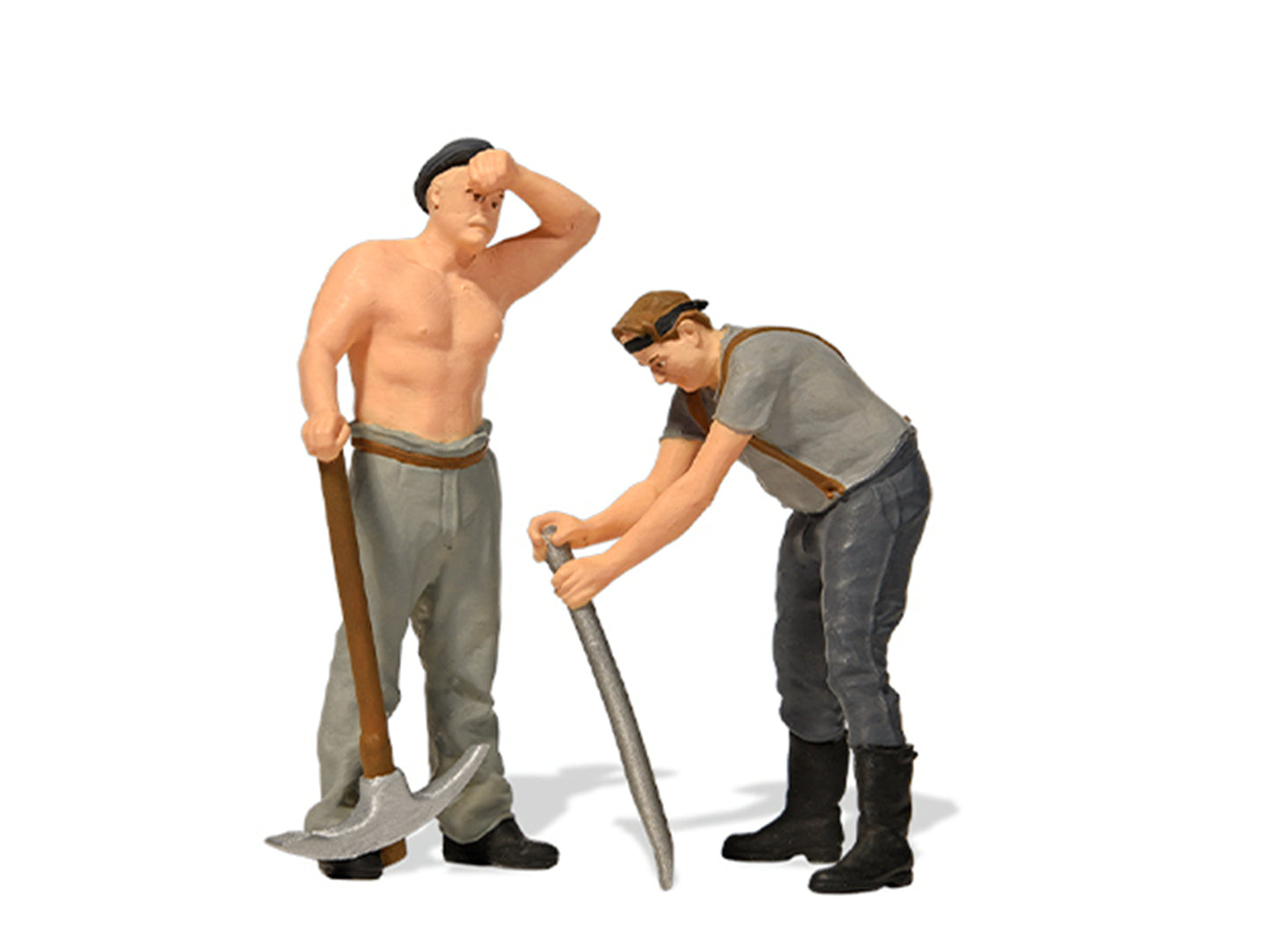 Preiser Track Workers (2) Figure Set PR44943 G Gauge