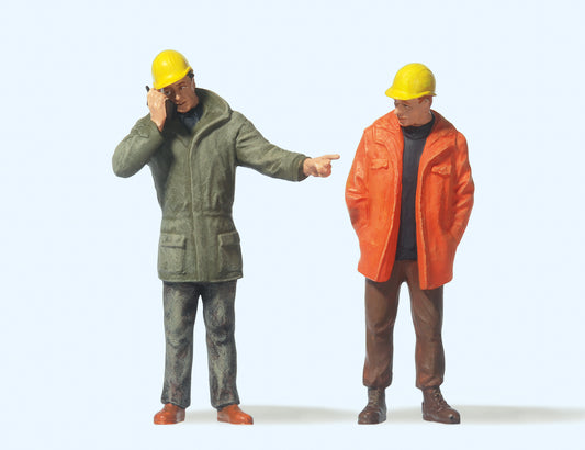 Preiser 45087 Steeplejacks Standing (2) Figure Set G Gauge