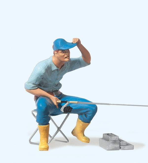 Preiser 45503 Angler with Accessories Figure G Gauge