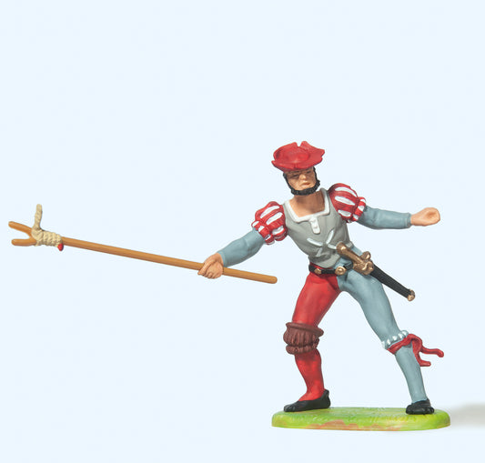 Preiser 52316 Mercenary Bondsman with Fuse Pike Figure 1:25