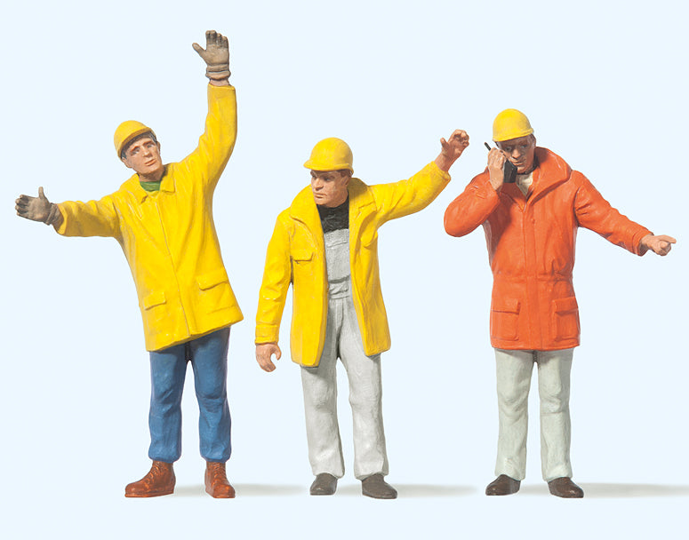 Preiser 63095 Workers (3) Figure Set Gauge 1 (1:32)