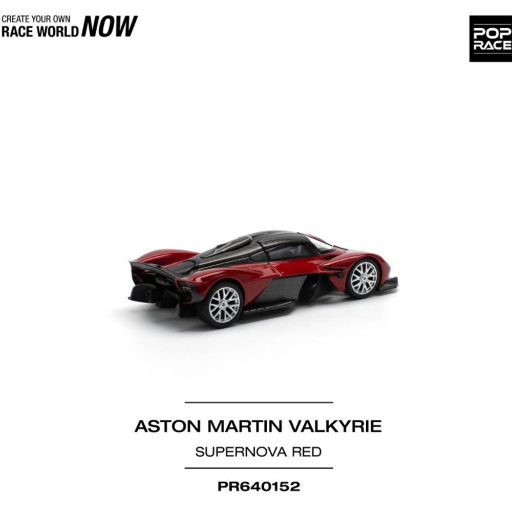 Pop Race Aston Martin Valkyrie Supernova Red 1:64 Diecast 640152