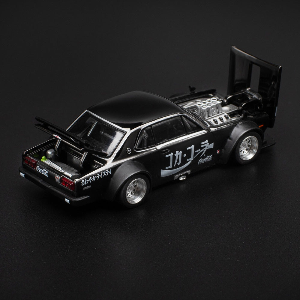 Pop Race Skyline GT-R Drift Hakosuka Coca Cola Zero JP 1:64 Diecast Car 640161