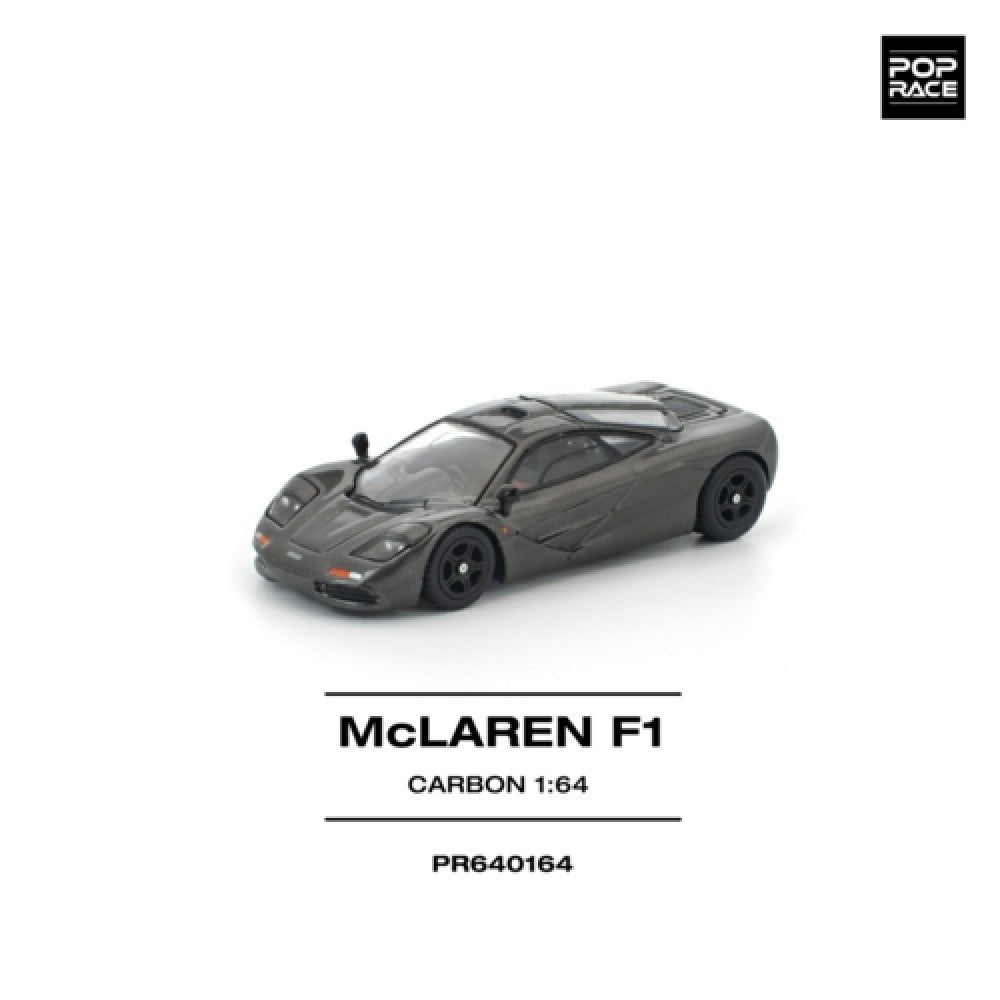 Pop Race McLaren F1 Carbon Edition 1:64 Diecast Car PR640164