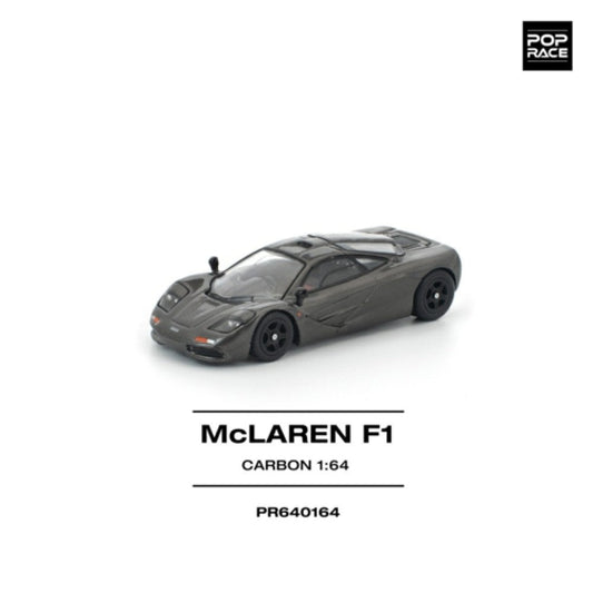 Pop Race McLaren F1 Carbon Edition 1:64 Diecast Car PR640164