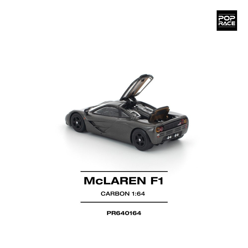 Pop Race McLaren F1 Carbon Edition 1:64 Diecast Car PR640164