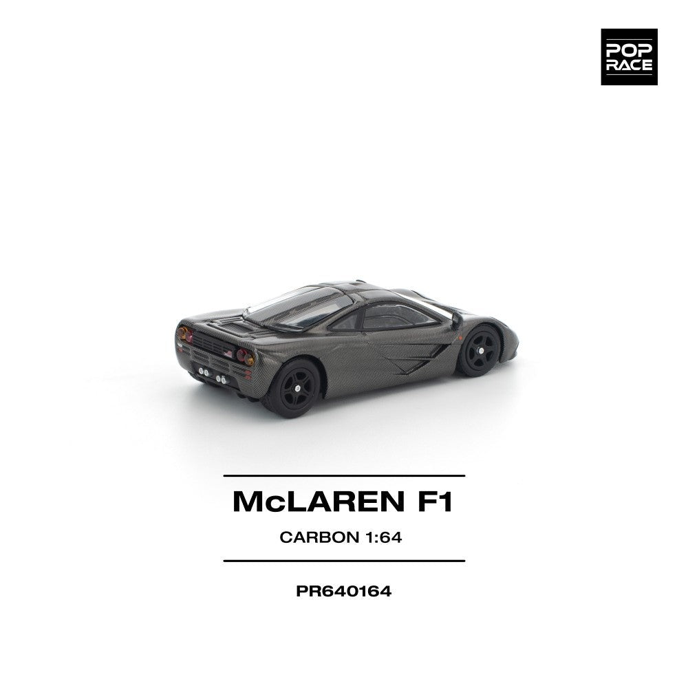 Pop Race McLaren F1 Carbon Edition 1:64 Diecast Car PR640164