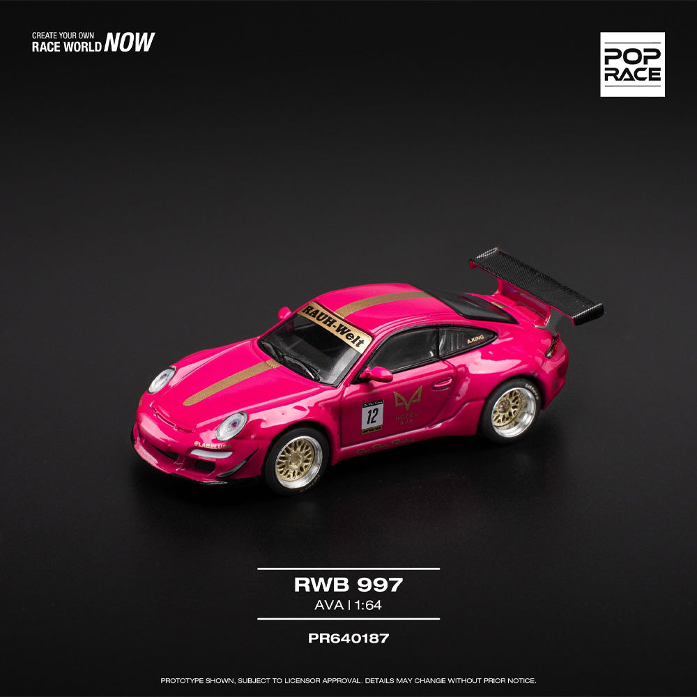 Pop Race RWB 997 AVA Angie King 1:64 Diecast Car 640187