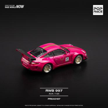 Pop Race RWB 997 AVA Angie King 1:64 Diecast Car 640187
