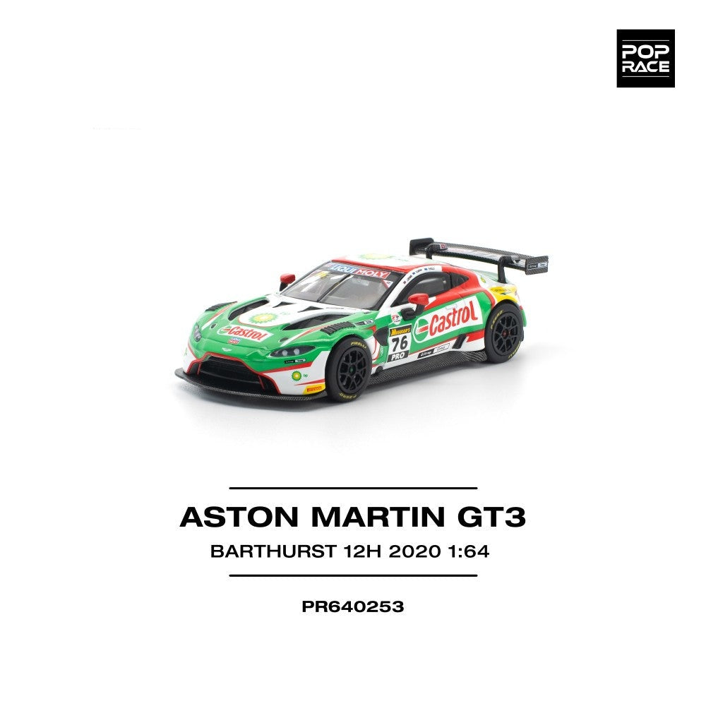 Pop Race Aston Martin Vantage GT3 Bathurst 12h 2020 1:64 Car PR640253