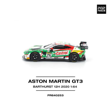 Pop Race Aston Martin Vantage GT3 Bathurst 12h 2020 1:64 Car PR640253