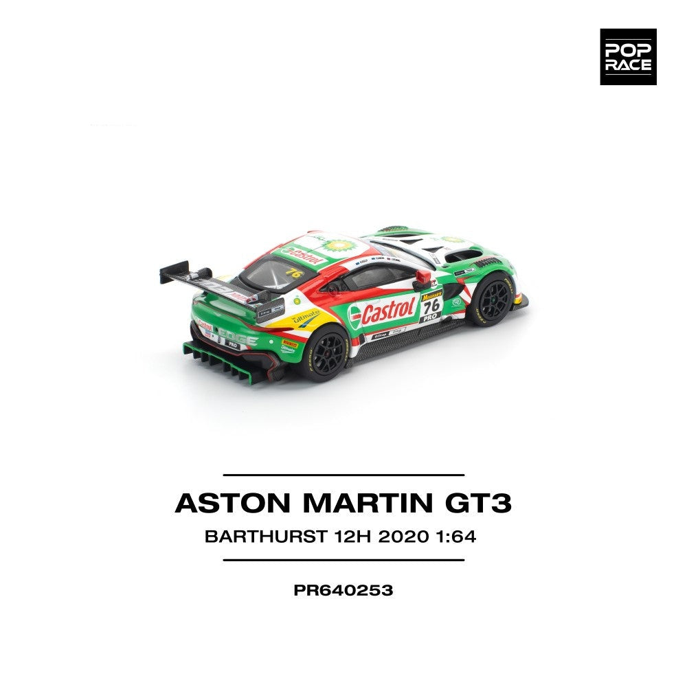 Pop Race Aston Martin Vantage GT3 Bathurst 12h 2020 1:64 Car PR640253