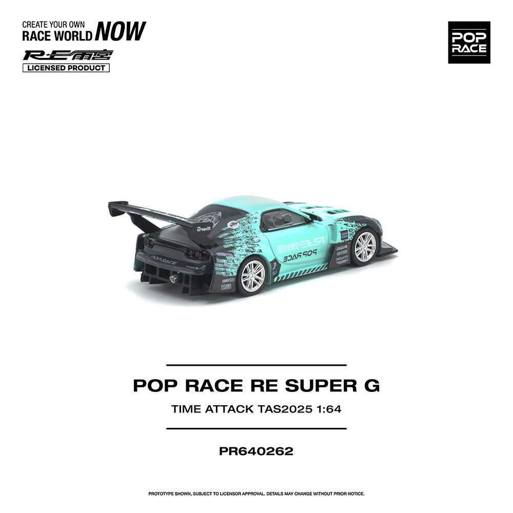 Pop Race RE Super G Time Attack TAS 2025 1:64 Diecast Car 640262