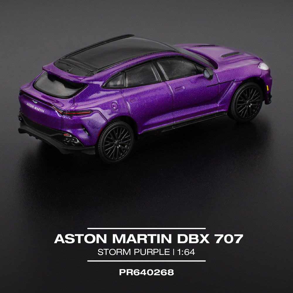 Pop Race Aston Martin DBX 707 Storm Purple 1:64 Diecast Car 268