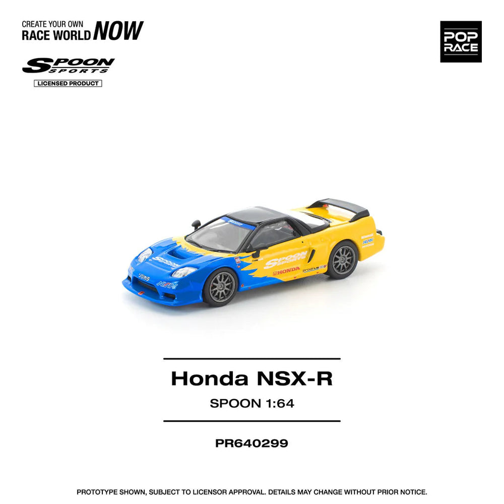 Pop Race Honda NSX-R Spoon 1:64 Diecast Car PR640299