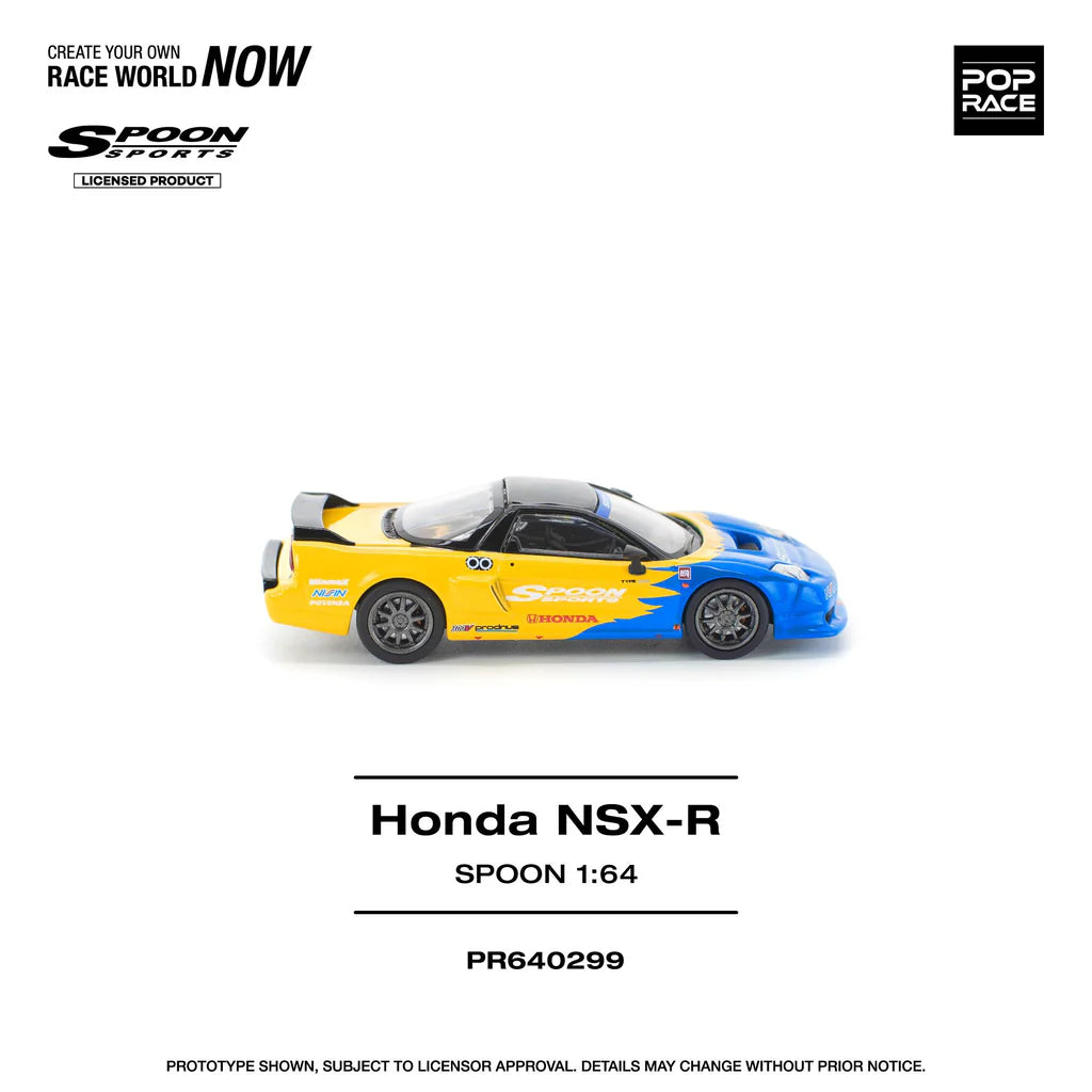Pop Race Honda NSX-R Spoon 1:64 Diecast Car PR640299