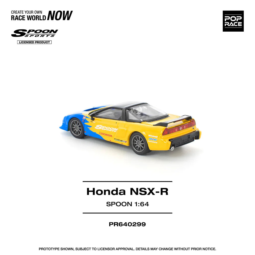 Pop Race Honda NSX-R Spoon 1:64 Diecast Car PR640299