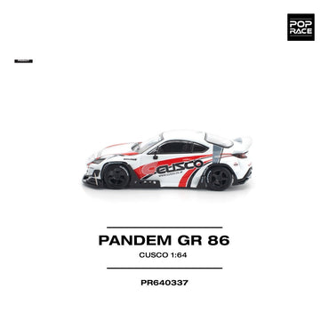 Pop Race Pandem GR86 - Cusco 1:64 Diecast Car PR640337