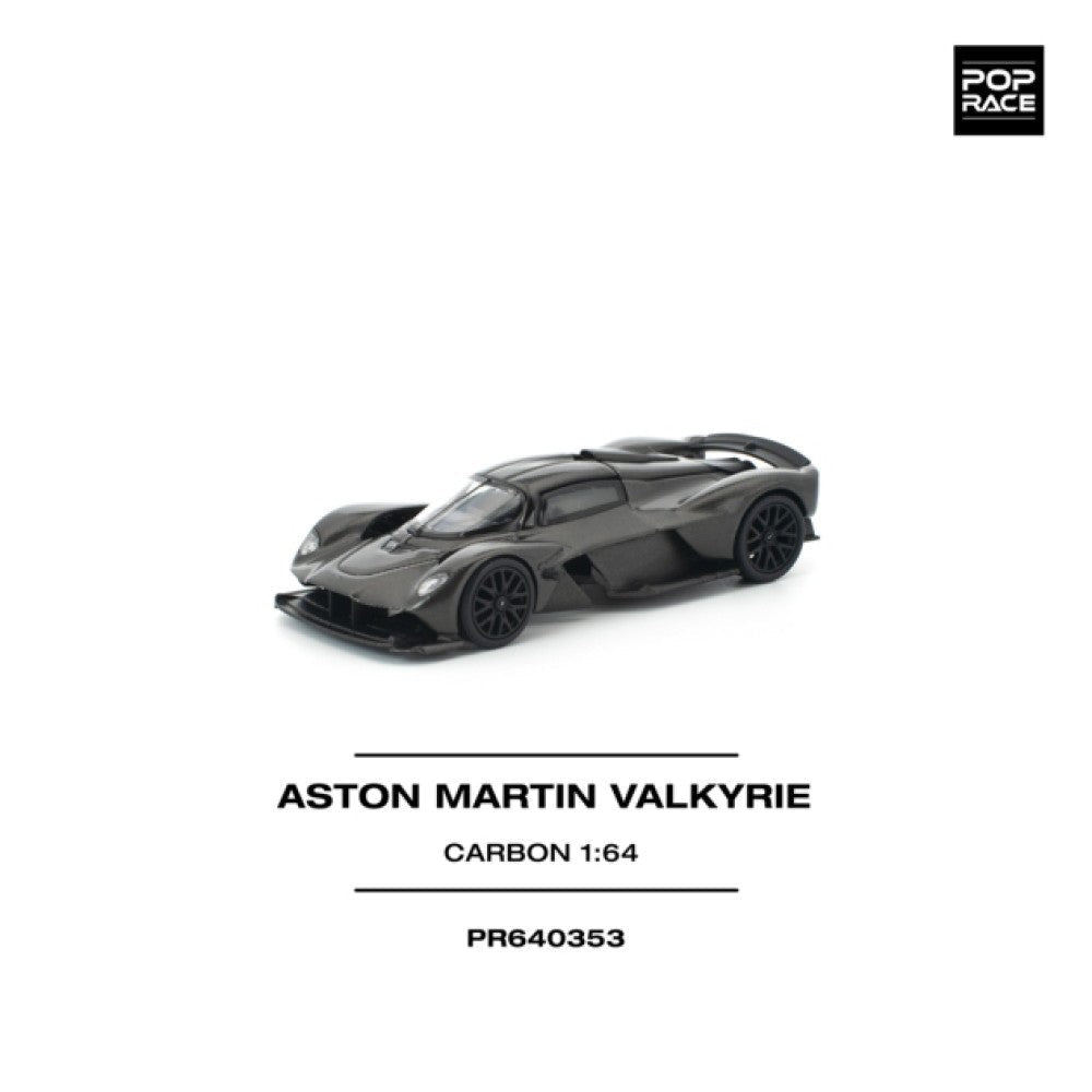 Pop Race Aston Martin Valkyrie Carbon Edition 1:64 Car PR640353