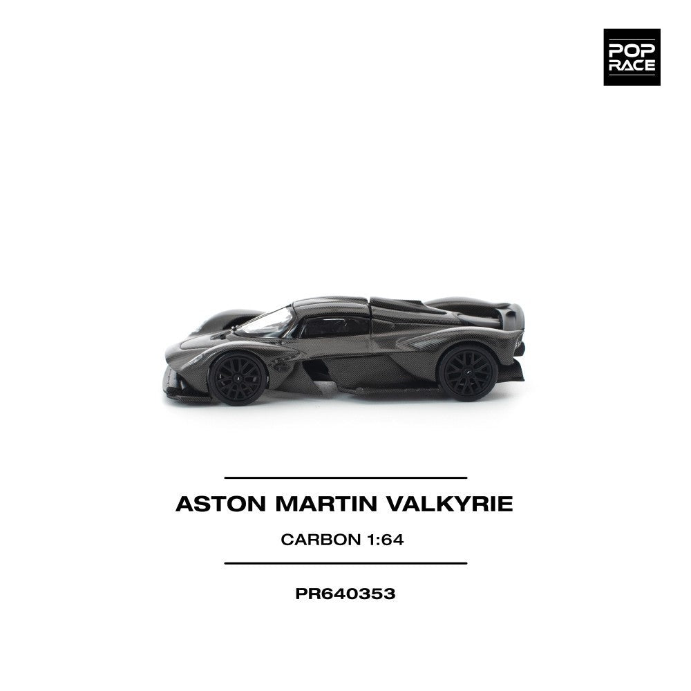 Pop Race Aston Martin Valkyrie Carbon Edition 1:64 Car PR640353