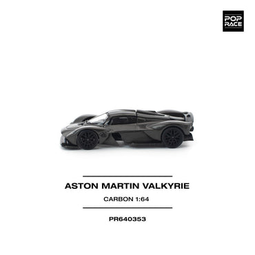 Pop Race Aston Martin Valkyrie Carbon Edition 1:64 Car PR640353
