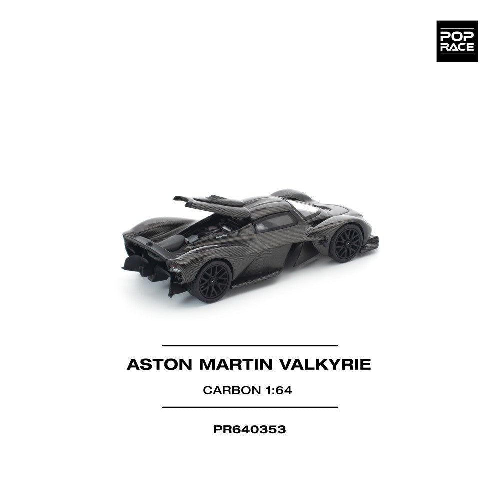 Pop Race Aston Martin Valkyrie Carbon Edition 1:64 Car PR640353