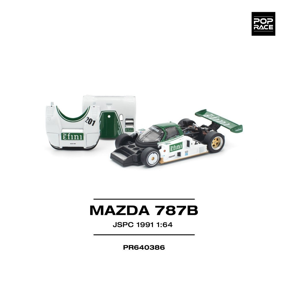 Pop Race Mazda 787B JSPC 1991 1:64 Diecast Car PR640386