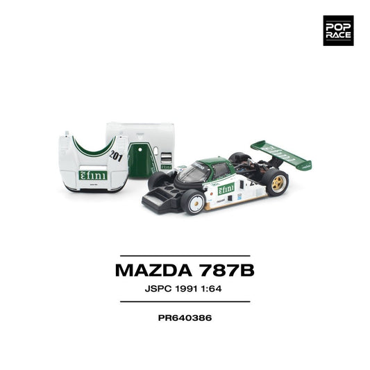 Pop Race Mazda 787B JSPC 1991 1:64 Diecast Car PR640386