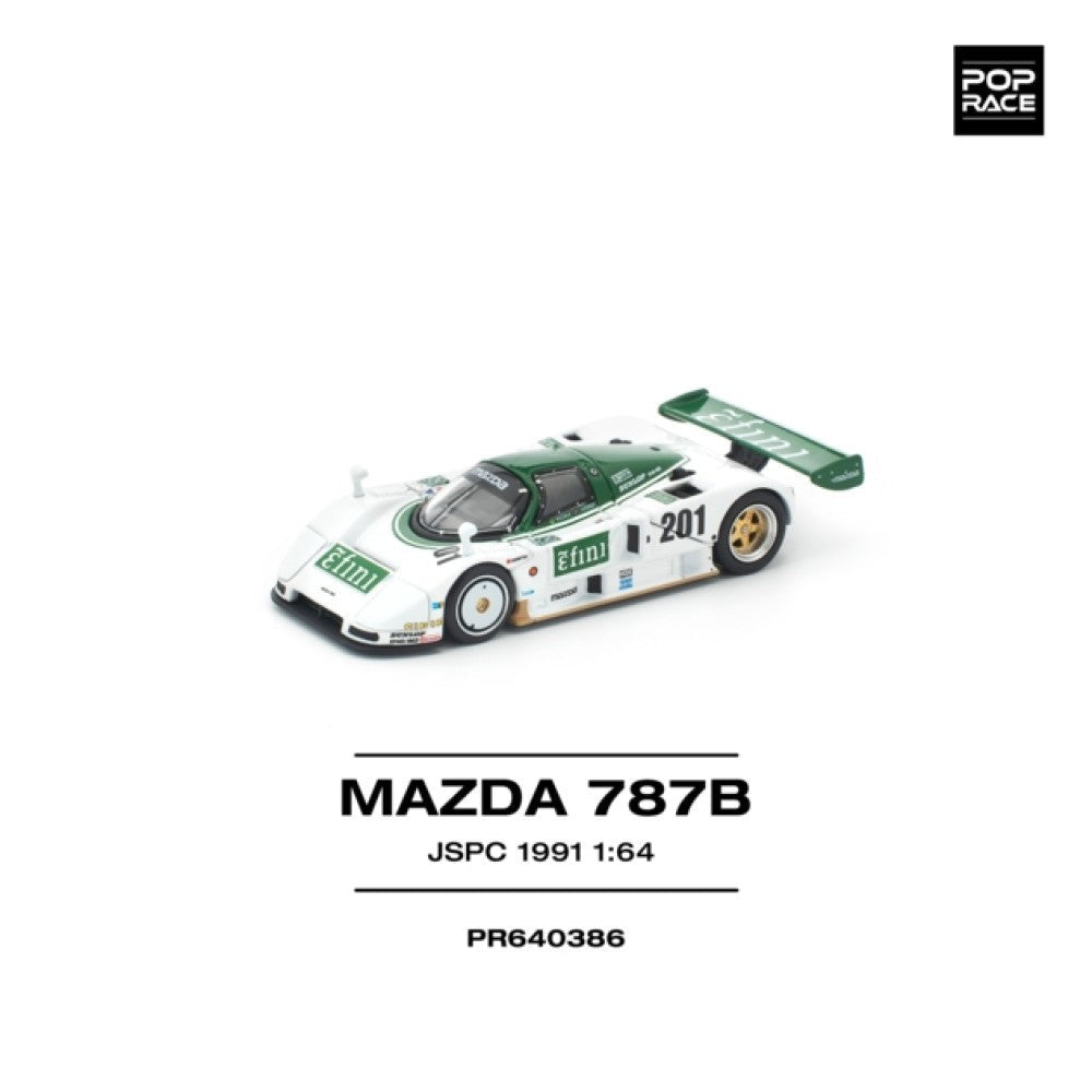Pop Race Mazda 787B JSPC 1991 1:64 Diecast Car PR640386