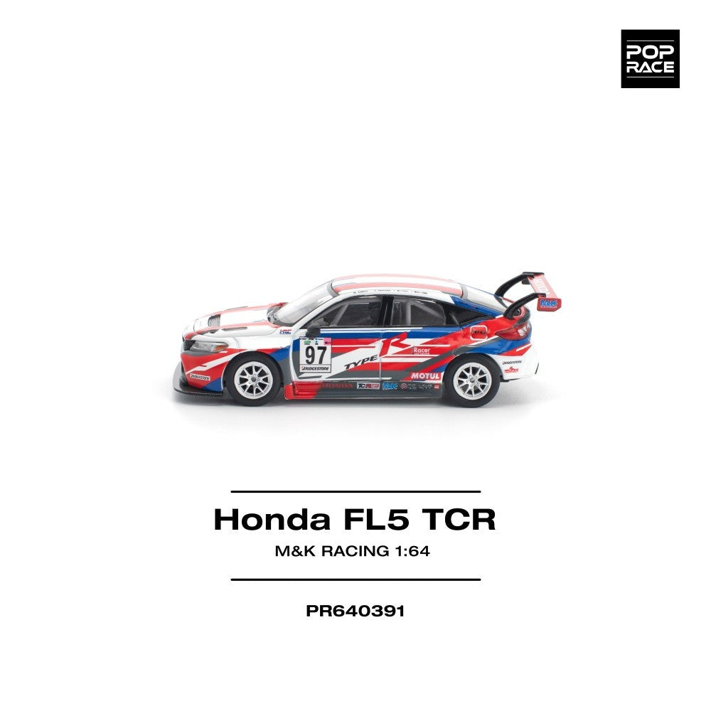 Pop Race Honda Civic Type-R (FL5) TCR - MK Racing 1:64 Car PR640391