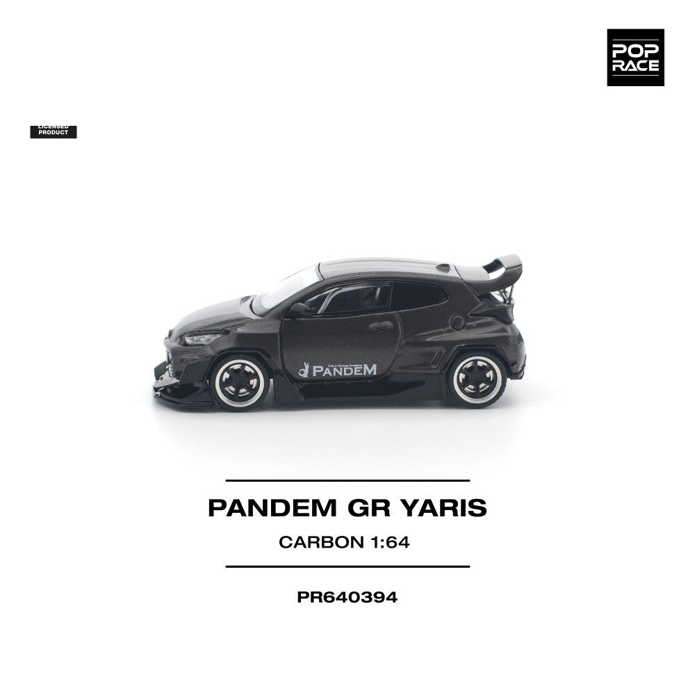 Pop Race Pandem GR Yaris Carbon Edition 1:64 Diecast Car PR640394