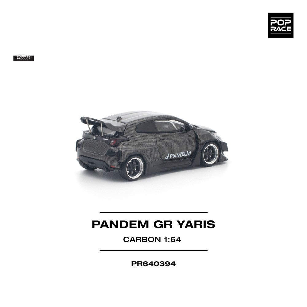 Pop Race Pandem GR Yaris Carbon Edition 1:64 Diecast Car PR640394