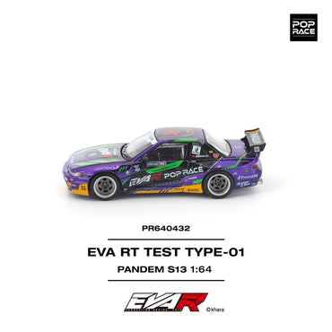 Pop Race Pandem S13 Eva RT Test Type-01 1:64 Diecast Car PR640432