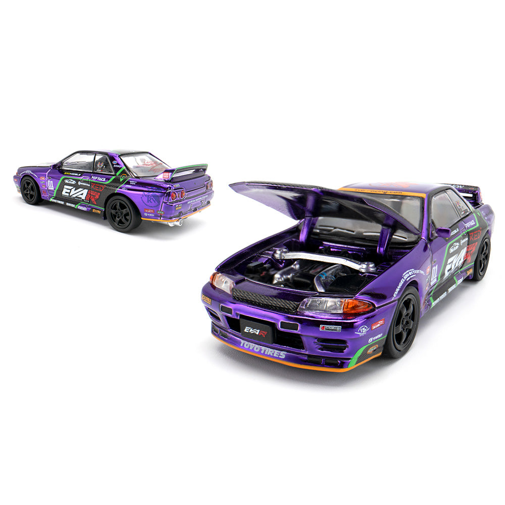 Pop Race Skyline R32 GTR EVA RT Test Type-01 1:64 Diecast Car 640453