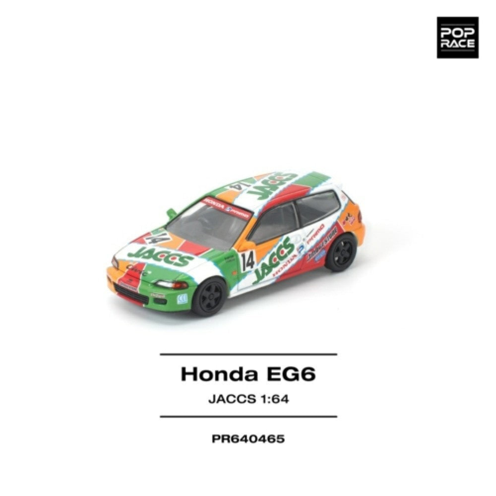 Pop Race Honda Civc (EG6) Jaccs 1:64 Diecast Car PR640465