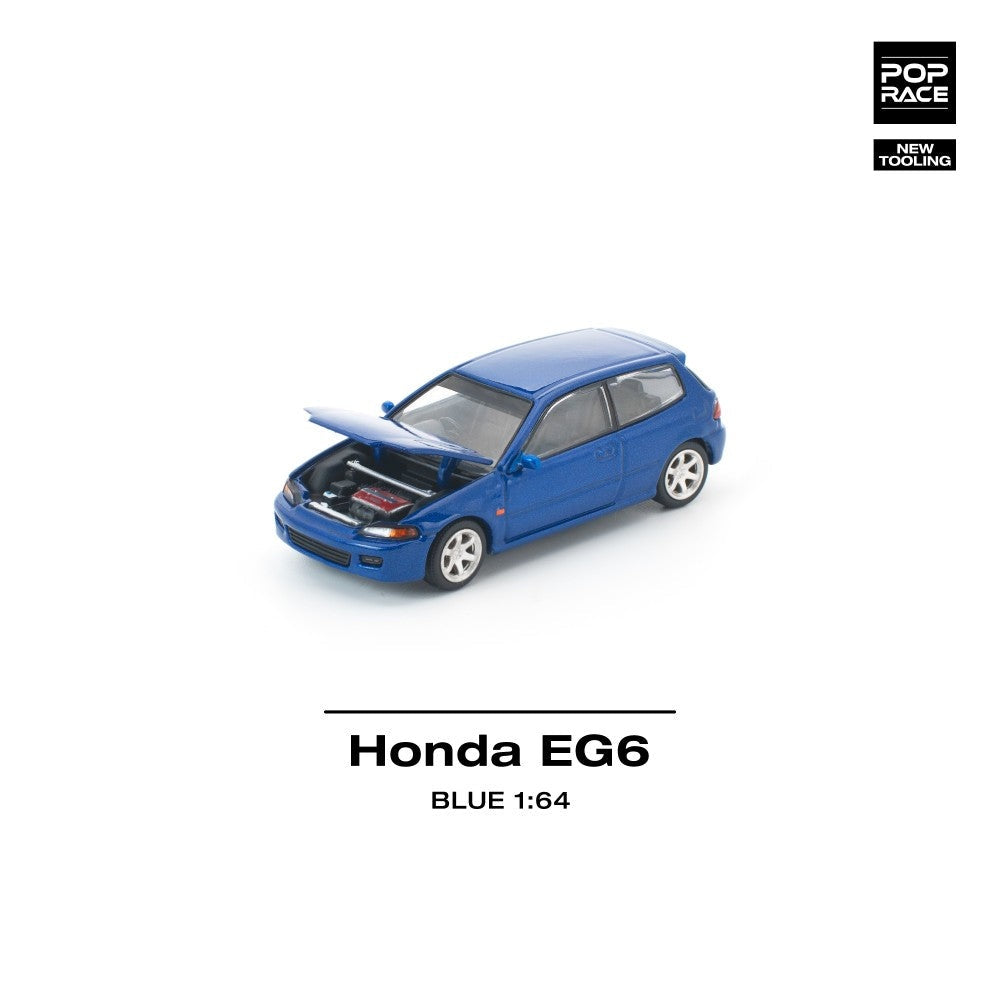 Pop Race Honda Civic (EG6) Captiva (New Tooling) 1:64 Diecast Car PR640475